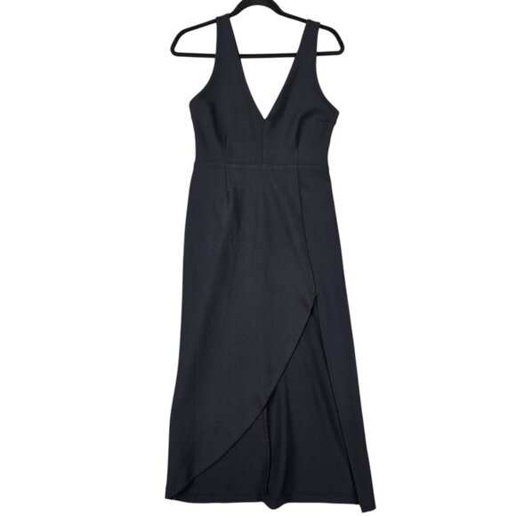 Abercrombie & Fitch Dress Womens Medium Black Maxi Make It Official Formal Gown - Picture 1 of 11